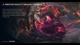 PRESTIGE DUALITY DRAGON VOLIBEAR SKIN SPOTLIGHT11242024 [upl. by Olvan]