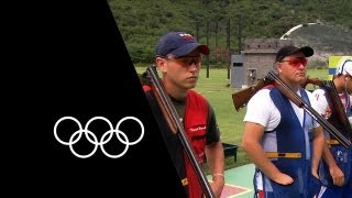 Skeet Shooting Olympic Record  Shootout For Gold  Olympic Records [upl. by Bernadine984]