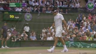 2016 Day 11 Highlights Roger Federer vs Milos Raonic [upl. by Ezeerb]