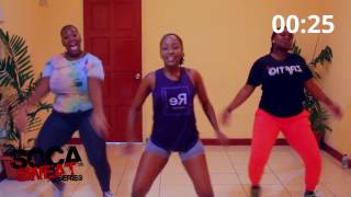 Soca Dance Fitness Workout ft Olatunji  Bazuquot2017 Releasequot Trinidad [upl. by Grekin]