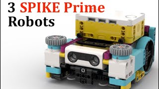 3 Spike Prime Robot Designs [upl. by Anthony176]