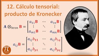 12 Cálculo Tensorial producto de Kronecker [upl. by Llahsram]