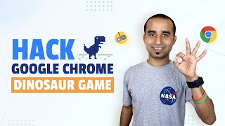 Hack Google Chrome Dino Game For Unlimited Score [upl. by Ahtenak]