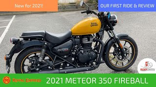 Royal Enfield Meteor 350  Our First Ride and Review [upl. by Wilkens906]