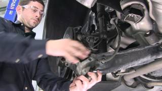 Converting the Air Suspension on a 0713 MercedesBenz® SClass W221 wo 4MATIC to Coil Springs [upl. by Sorcim802]