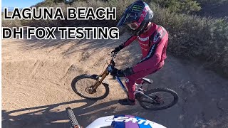 LAGUNA BEACH DH FOX TESTING LAPS [upl. by Aerdnad]