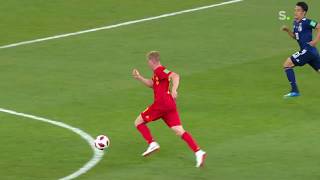 Belgium v Japan  The Best Counter Attack Ever TITANIC [upl. by Orman]