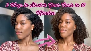 HOW TO STRETCH YOUR CURLS IN 10 MINUTES  Gabrielle Amandaaa [upl. by Derraj]