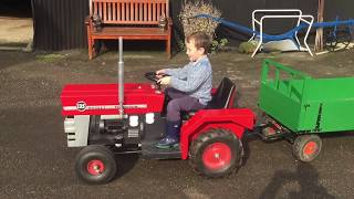 Farm Life  Another day on the farm  Toylander Massey Ferguson 135 [upl. by Lucille]