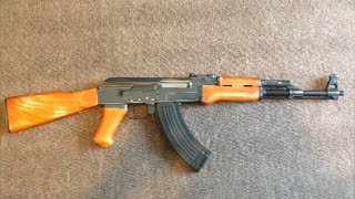 CYMA CMO46 Electric Blowback AK47 Airsoft Review [upl. by Uriia]