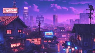 Retro Lofi Hip Hop Beats 💿 1980s amp 90s Nostalgic Vibes amp Japanese Town Ambience 🌆 Lofi Rain Playlist [upl. by Cade]