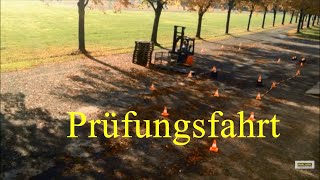 Staplerschulung inkl Staplerschein  Prüfungsfahrt Praktische Ausbildung [upl. by Ahidam697]