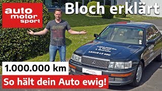 1000000 Kilometer So hält dein Auto ewig  Bloch erklärt 100  auto motor und sport [upl. by Yrdua]