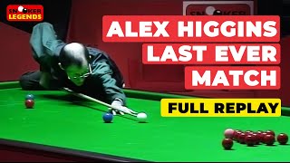 Alex Hurricane Higgins Last Ever Snooker Match [upl. by Nasas]