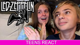 Teens Reaction  Led Zeppelin  Stairway To Heaven Live [upl. by Erehc507]