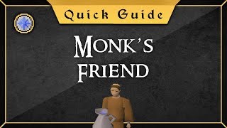 Quick Guide Monks friend [upl. by Yessydo]