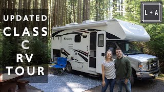 Our Class C RV Tour PACKED and LOADED for Full Time RV Living [upl. by Trout]