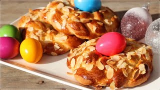 Sehr weiche und leckere Osterkränze  keine Hefe keine Wartezeit  Easy Easter Bread No Yeast [upl. by Arnuad]