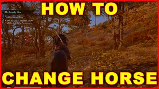 Assassins Creed Valhalla How to Change Mount Horse amp Wolf [upl. by Harutak]