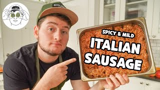 THE BEST Italian Sausage Recipe  From Scratch [upl. by Winston]