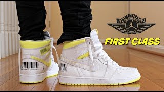 🎫✈️🤢 JORDAN 1 quotFIRST CLASSquot REVIEW amp ON FEET [upl. by Aseela854]