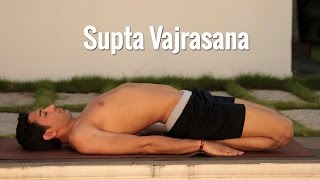 Supta Vajrasana the reclining diamond pose [upl. by Jonina]