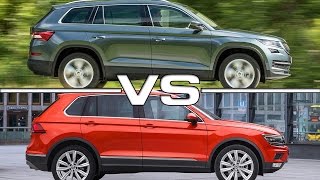 Skoda Kodiaq vs Volkswagen Tiguan [upl. by Eng853]