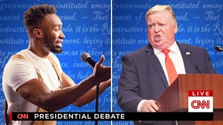 I CRASHED THE PRESIDENTIAL DEBATE 2024 [upl. by Chloris505]