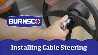 How To Install A Cable Steering System On Your Boat [upl. by Toddy145]