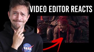 Video Editor Reacts to Lil Nas X  MONTERO LapDancing on the Devil [upl. by Nelubez]