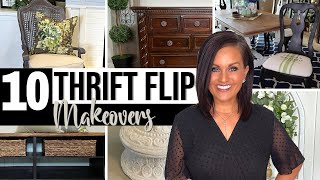 Absolute TOP 10 Best THRIFT FLIP Furniture amp Decor Ideas On a Budget [upl. by Ozne]