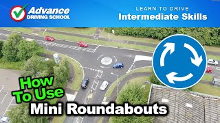 How To Use A MiniRoundabout  Learn to drive Intermediate skills [upl. by Zetnom634]