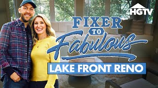 Lake Living Sun Room Party Deck amp Fire Pit  Full Episode Recap  Fixer to Fabulous  HGTV [upl. by Intisar]