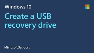 How to make a USB recovery drive in Windows 10  Microsoft [upl. by Fitzpatrick]