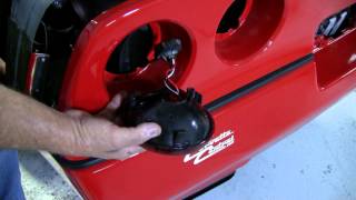 C4 Corvette Cutaway Tail light replace [upl. by Newbill]