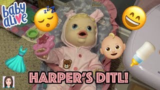 Baby Alive Harpers Day In The Life [upl. by Guillema928]