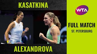 Daria Kasatkina vs Ekaterina Alexandrova  Full Match  2020 St Petersburg Round of 32 [upl. by Pandora734]