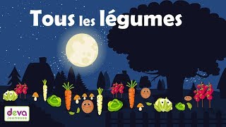 La danse des légumes Comptine avec paroles pour apprendre aux enfants  Ⓓⓔⓥⓐ Education [upl. by Einnep]