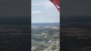 Denney Kitfox S7 flight N188LR flying by Kenosha Airport Wisconsin [upl. by Nwahsauq]