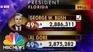 History Flashback How The 2000 Election Results Were Fought In The Courts  NBC News NOW [upl. by Eirolam]