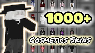 MCPE 12151 NEW 1000 Cosmetics Skins  EXT FAHAD  Android Pc Ios [upl. by Hnoj476]