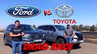 Everest VS Fortuner  DRAG RACE [upl. by Wellington]