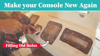 Fiberglass Console Repair  Step By Step Filling holes amp Cracks DIY Boat Restoration [upl. by Chloras364]