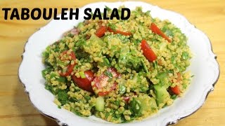 Bulgur wheat SaladTABOULEH Watchmecook [upl. by Essy806]