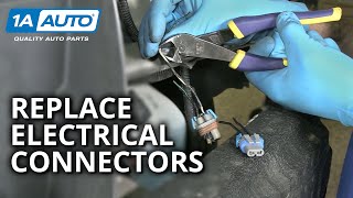 Damaged Connectors How to Splice in New Car Electrical Connectors [upl. by Locke624]