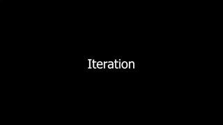 Iteration [upl. by Negam]