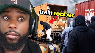 CashNasty Reacts To The Wild Business of Train Robberies [upl. by Vanzant]