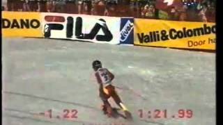 Pirmin Zurbriggen wins superG Courmayeur 1990 [upl. by Ical]