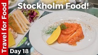 Swedish Food in Stockholm MeltInYourMouth Dill Cured Salmon [upl. by Pennie]