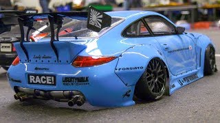 GREAT RC DRIFT CARS IN DETAIL AND MOTION RC MODEL DRIFT RACE CARS IN SCALE 110 [upl. by Aliel]